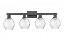 Innovations Lighting 716-4W-BK-G362 - Waverly - 4 Light - 33 inch - Matte Black - Bath Vanity Light