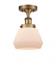 Innovations Lighting 916-1C-BB-G171 - Fulton - 1 Light - 6 inch - Brushed Brass - Semi-Flush Mount