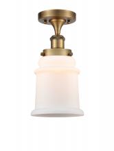 Innovations Lighting 916-1C-BB-G181 - Canton - 1 Light - 6 inch - Brushed Brass - Semi-Flush Mount