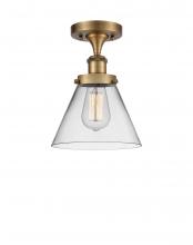 Innovations Lighting 916-1C-BB-G42 - Cone - 1 Light - 8 inch - Brushed Brass - Semi-Flush Mount