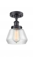 Innovations Lighting 916-1C-BK-G172 - Fulton - 1 Light - 6 inch - Matte Black - Semi-Flush Mount