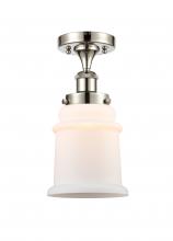 Innovations Lighting 916-1C-PN-G181 - Canton - 1 Light - 6 inch - Polished Nickel - Semi-Flush Mount