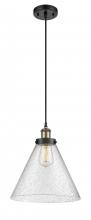 Innovations Lighting 916-1P-BAB-G44-L-LED - Cone - 1 Light - 12 inch - Black Antique Brass - Cord hung - Mini Pendant