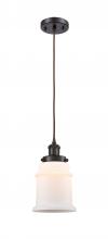 Innovations Lighting 916-1P-OB-G181 - Canton - 1 Light - 6 inch - Oil Rubbed Bronze - Cord hung - Mini Pendant