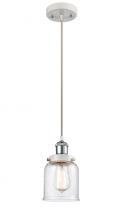 Innovations Lighting 916-1P-WPC-G54 - Bell - 1 Light - 5 inch - White Polished Chrome - Cord hung - Mini Pendant