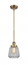 Innovations Lighting 916-1S-BB-G142 - Chatham - 1 Light - 6 inch - Brushed Brass - Mini Pendant