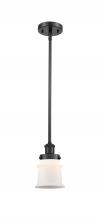 Innovations Lighting 916-1S-BK-G181S - Canton - 1 Light - 6 inch - Matte Black - Mini Pendant