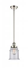 Innovations Lighting 916-1S-PN-G184 - Canton - 1 Light - 6 inch - Polished Nickel - Mini Pendant