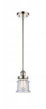 Innovations Lighting 916-1S-PN-G184S - Canton - 1 Light - 6 inch - Polished Nickel - Mini Pendant