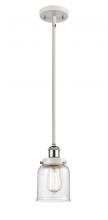 Innovations Lighting 916-1S-WPC-G54 - Bell - 1 Light - 5 inch - White Polished Chrome - Mini Pendant