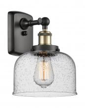 Innovations Lighting 916-1W-BAB-G74 - Bell - 1 Light - 8 inch - Black Antique Brass - Sconce