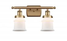 Innovations Lighting 916-2W-BB-G181S - Canton - 2 Light - 16 inch - Brushed Brass - Bath Vanity Light