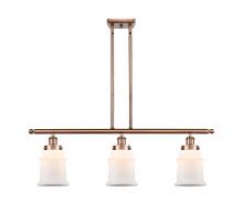 Innovations Lighting 916-3I-AC-G181 - Canton - 3 Light - 36 inch - Antique Copper - Stem Hung - Island Light