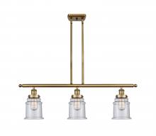 Innovations Lighting 916-3I-BB-G184 - Canton - 3 Light - 36 inch - Brushed Brass - Stem Hung - Island Light