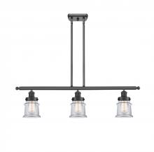 Innovations Lighting 916-3I-BK-G182S - Canton - 3 Light - 36 inch - Matte Black - Stem Hung - Island Light