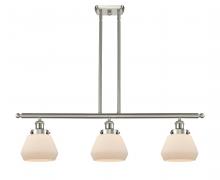 Innovations Lighting 916-3I-SN-G171 - Fulton - 3 Light - 36 inch - Brushed Satin Nickel - Stem Hung - Island Light