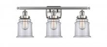 Innovations Lighting 916-3W-SN-G182 - Canton - 3 Light - 26 inch - Brushed Satin Nickel - Bath Vanity Light