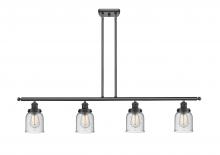 Innovations Lighting 916-4I-BK-G54 - Bell - 4 Light - 48 inch - Matte Black - Stem Hung - Island Light