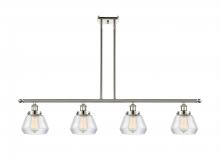 Innovations Lighting 916-4I-PN-G172 - Fulton - 4 Light - 48 inch - Polished Nickel - Stem Hung - Island Light