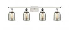 Innovations Lighting 916-4W-WPC-G58 - Bell - 4 Light - 36 inch - White Polished Chrome - Bath Vanity Light