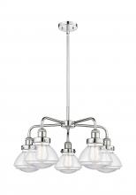 Innovations Lighting 916-5CR-PC-G322 - Olean - 5 Light - 25 inch - Polished Chrome - Chandelier