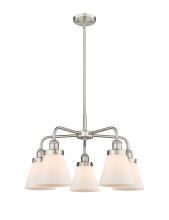 Innovations Lighting 916-5CR-SN-G61 - Cone - 5 Light - 25 inch - Satin Nickel - Chandelier