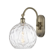 Innovations Lighting 918-1W-AB-G1215-10 - Athens Water Glass - 1 Light - 10 inch - Antique Brass - Adjustable - Sconce