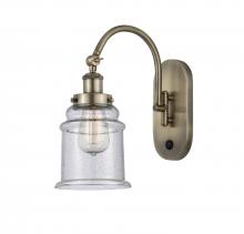 Innovations Lighting 918-1W-AB-G184 - Canton - 1 Light - 7 inch - Antique Brass - Sconce