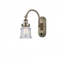 Innovations Lighting 918-1W-AB-G184S - Canton - 1 Light - 7 inch - Antique Brass - Sconce