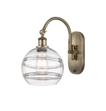Innovations Lighting 918-1W-AB-G556-8CL - Rochester - 1 Light - 8 inch - Antique Brass - Adjustable - Sconce