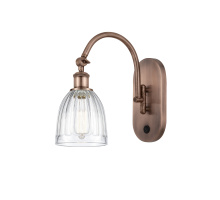 Innovations Lighting 918-1W-AC-G442 - Brookfield - 1 Light - 6 inch - Antique Copper - Sconce