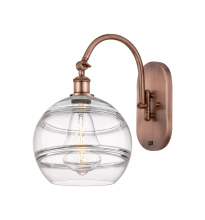 Innovations Lighting 918-1W-AC-G556-10CL - Rochester - 1 Light - 10 inch - Antique Copper - Adjustable - Sconce