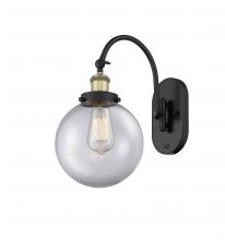 Innovations Lighting 918-1W-BAB-G202-8 - Beacon - 1 Light - 8 inch - Black Antique Brass - Adjustable Swing Arm