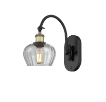 Innovations Lighting 918-1W-BAB-G92 - Fenton - 1 Light - 7 inch - Black Antique Brass - Sconce