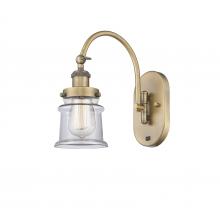 Innovations Lighting 918-1W-BB-G182S - Canton - 1 Light - 7 inch - Brushed Brass - Sconce