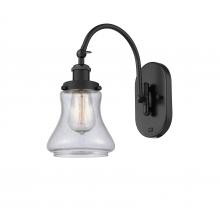 Innovations Lighting 918-1W-BK-G194 - Bellmont - 1 Light - 7 inch - Matte Black - Sconce