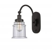 Innovations Lighting 918-1W-OB-G184 - Canton - 1 Light - 7 inch - Oil Rubbed Bronze - Sconce