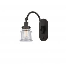 Innovations Lighting 918-1W-OB-G184S - Canton - 1 Light - 7 inch - Oil Rubbed Bronze - Sconce