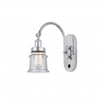 Innovations Lighting 918-1W-PC-G184S - Canton - 1 Light - 7 inch - Polished Chrome - Sconce
