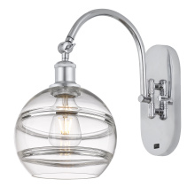 Innovations Lighting 918-1W-PC-G556-8CL - Rochester - 1 Light - 8 inch - Polished Chrome - Adjustable - Sconce