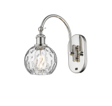 Innovations Lighting 918-1W-PN-G1215-6 - Athens Water Glass - 1 Light - 6 inch - Polished Nickel - Sconce