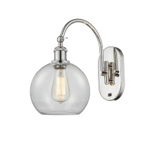 Innovations Lighting 918-1W-PN-G122-8 - Athens - 1 Light - 8 inch - Polished Nickel - Sconce