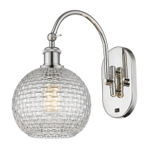 Innovations Lighting 918-1W-PN-G122C-8CL - Athens - 1 Light - 8 inch - Polished Nickel - Sconce