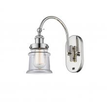 Innovations Lighting 918-1W-PN-G182S - Canton - 1 Light - 7 inch - Polished Nickel - Sconce