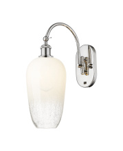 Innovations Lighting 918-1W-PN-G484-7OP - Brookhaven Flute - 1 Light - 7 inch - Polished Nickel - Sconce