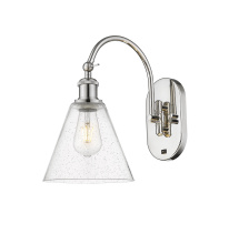 Innovations Lighting 918-1W-PN-GBC-84 - Berkshire Glass - 1 Light - 8 inch - Polished Nickel - Sconce