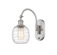 Innovations Lighting 918-1W-SN-G1013 - Belfast - 1 Light - 6 inch - Brushed Satin Nickel - Sconce