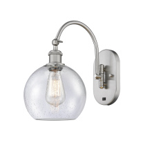 Innovations Lighting 918-1W-SN-G124-8 - Athens - 1 Light - 8 inch - Brushed Satin Nickel - Sconce