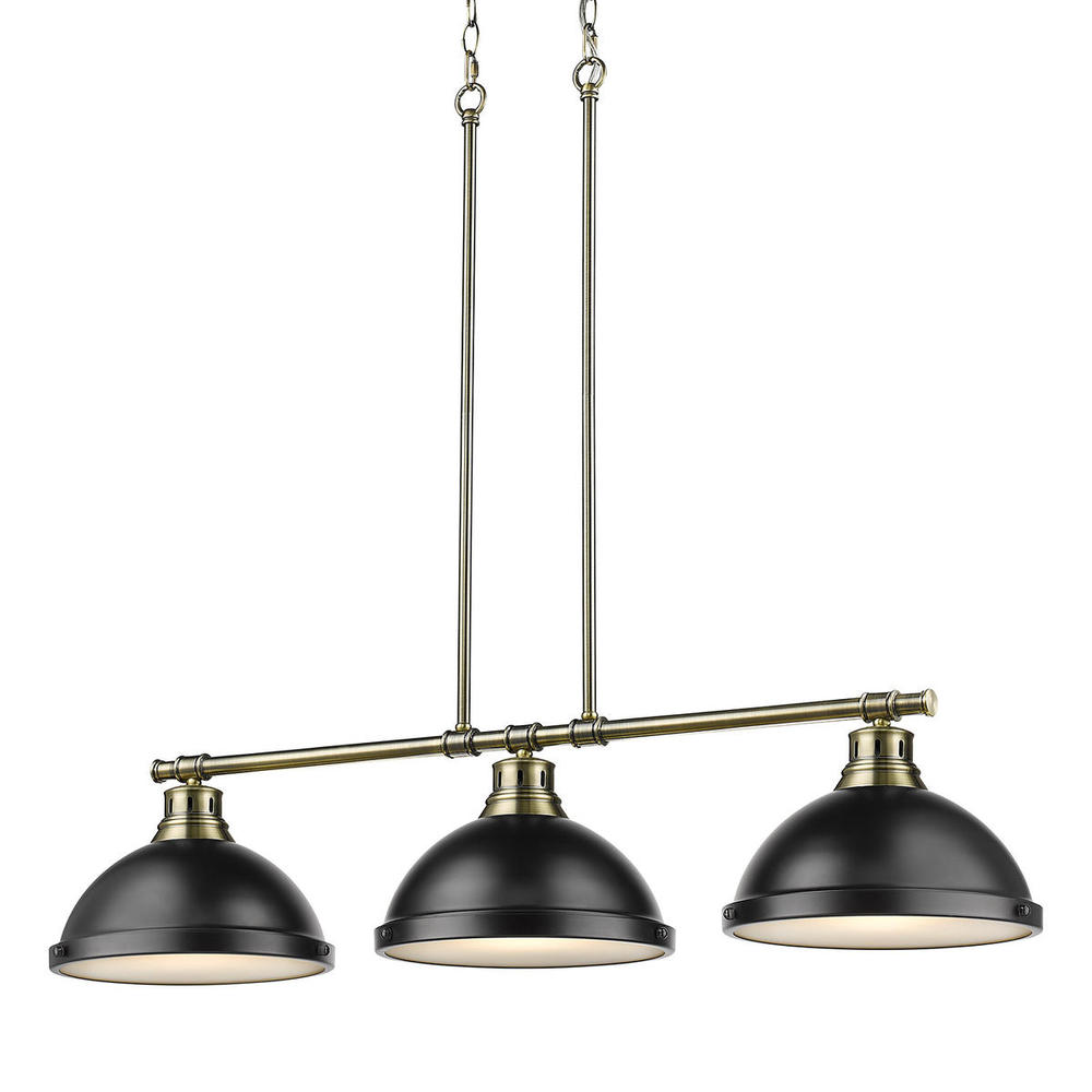Duncan 1-Light Pendant with Chain in Chrome with Clear Glass