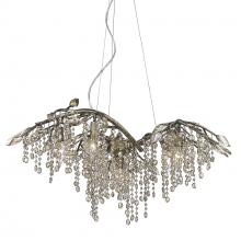 Golden 9903-6 MG - Autumn Twilight 6 Light Chandelier in Mystic Gold